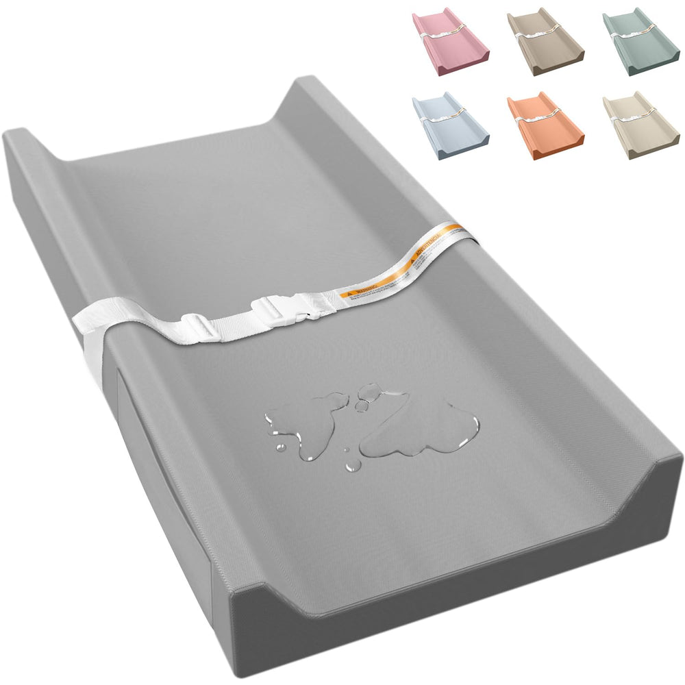 JVEOO vegan leather changing pad waterproof surface is easy to wipe clean