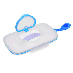 JWTIFOA wipes dispenser on a stroller strap for quick access.