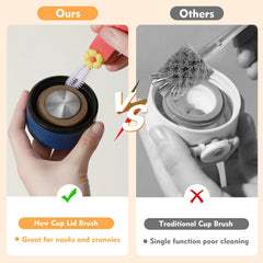 JXMLTT multifunctional cleaning brush versatile for kitchen cleaning tasks.