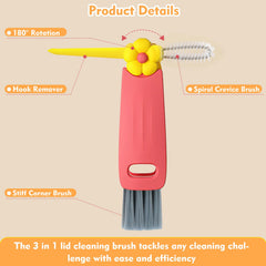 JXMLTT portable cup cleaner brush compact and easy to carry for travel.