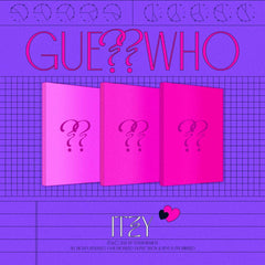 JYP Ent ITZY Guess Who Night ver cover art, ideal for display on a shelf