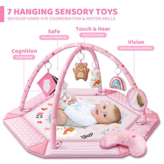 Jyusmile tummy time moon accessory supports lifting and head control during early play.