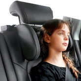 JZCreater car headrest pillow packaging shows compact, premium design for travel.