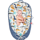 Kabirili Baby Lounger with breathable cover supports newborn comfort during supervised use.