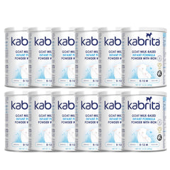 Kabrita goat milk infant formula bottle pour for easy feeding