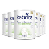 Kabrita goat milk toddler drink bottle highlighting gentle digestion for toddlers.