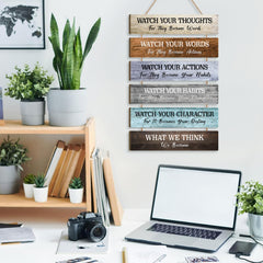 KAIRNE motivational phrases wall sign brighten home office ambience and mood