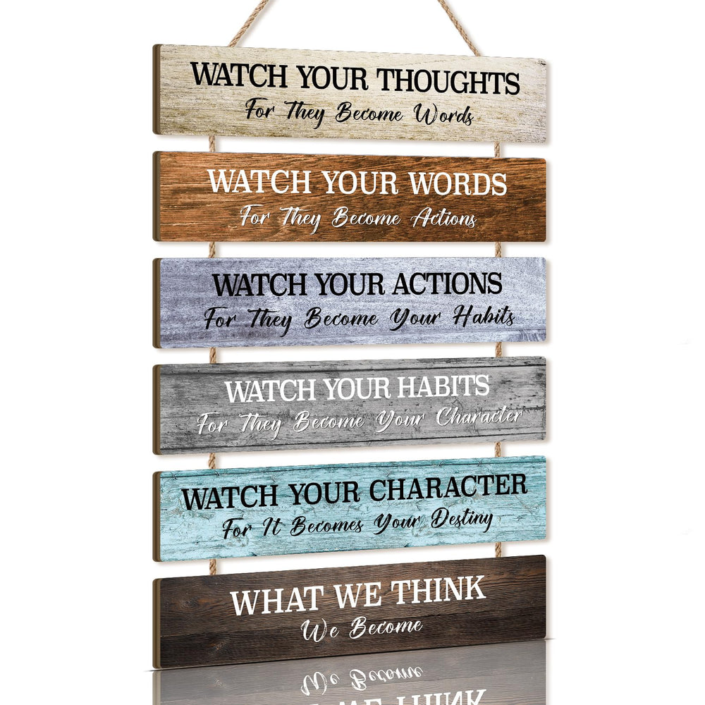 KAIRNE office wall decor with inspirational quotes for a focused workspace