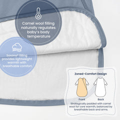 Kaiya Baby organic cotton blend fabric feels soft and breathable on delicate skin