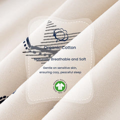 Kaiya Baby Sleep Sack diaper-change angle illustrates bottom zipper access.