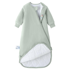 Kaiya Baby sleeping bag with long sleeves for 0-6 months, cozy wearable blanket.