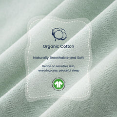Kaiya Baby sleeping bag organic cotton blend keeps skin breathable