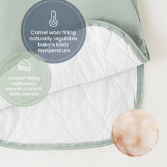 Kaiya Baby temperature sticker helps monitor contact comfort without waking baby.
