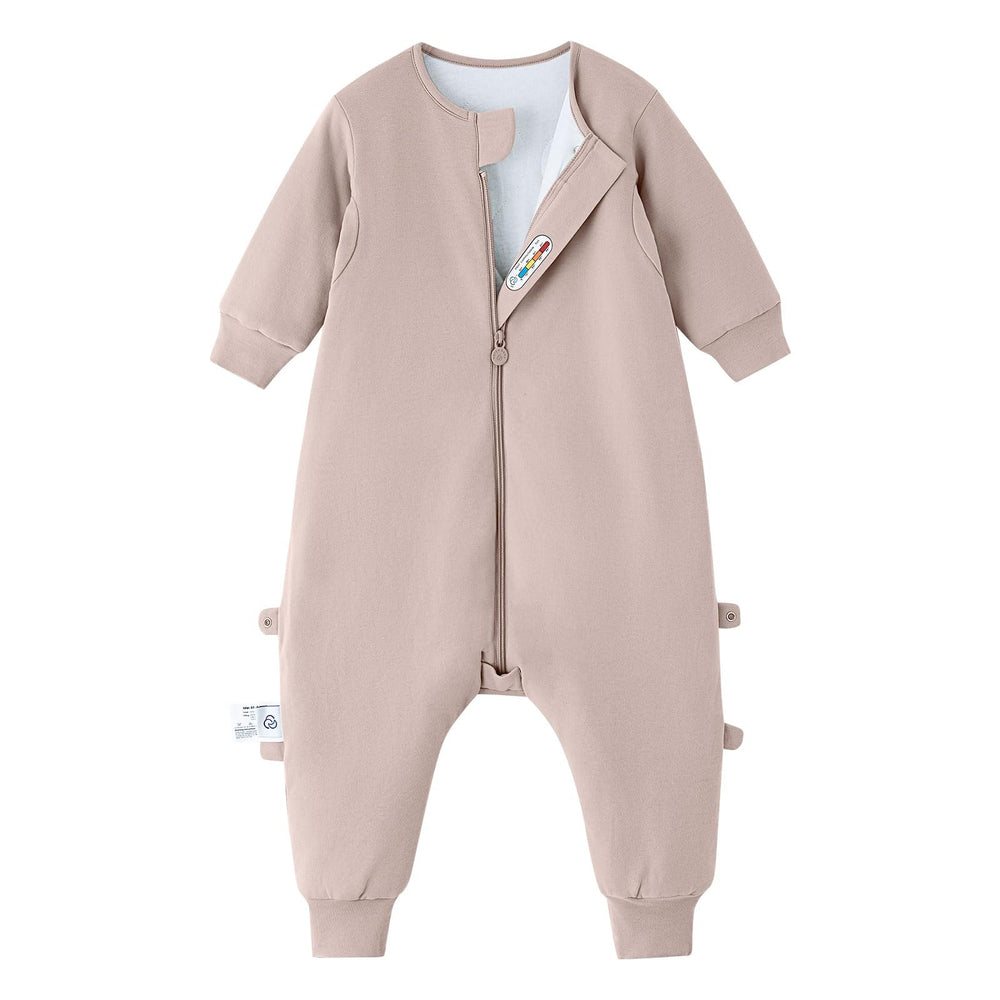 Kaiya Baby dusty pink toddler sleep sack offers cozy, safe wear for bedtime