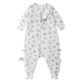 Kaiya Baby sleep sack with split legs supports natural movement for toddlers.
