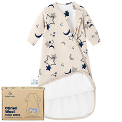 Kaiya Baby unisex sleeping bag front view for a snug, safe sleep transition