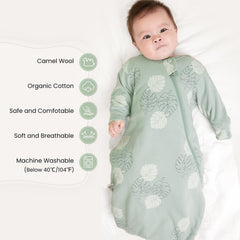 Kaiya Baby wearable blanket in organic cotton delivers soft, durable comfort for daily use
