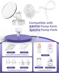 KAIYIV BPA-free tube for Spectra, emphasizing safe, odorless daily use.