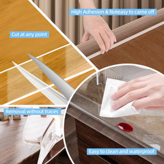 KAIYUER door and cabinet bumper in clear design cushions doors for quieter use.