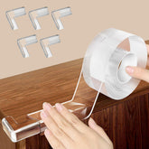 KAIYUER edge corner protector kit with six corners, discreet protection for furniture edges.
