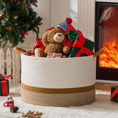KAKAMAY large basket folds for portable nursery storage