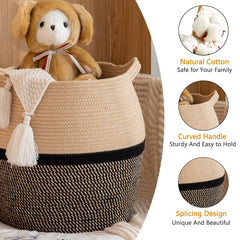 KAKAMAY laundry hamper basket 17x17 helps organize laundry with ease