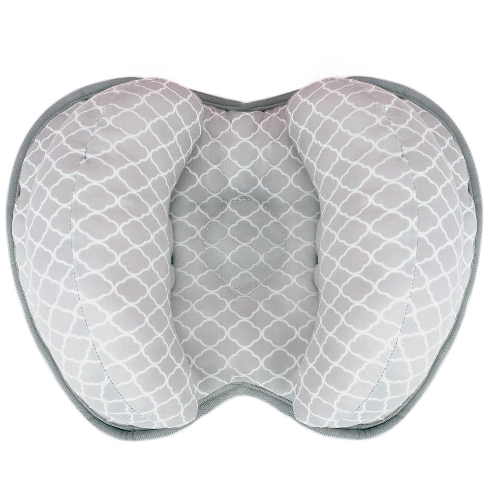 KAKIBLIN baby head neck support pillow in cloud color offers gentle stabilization during travel.