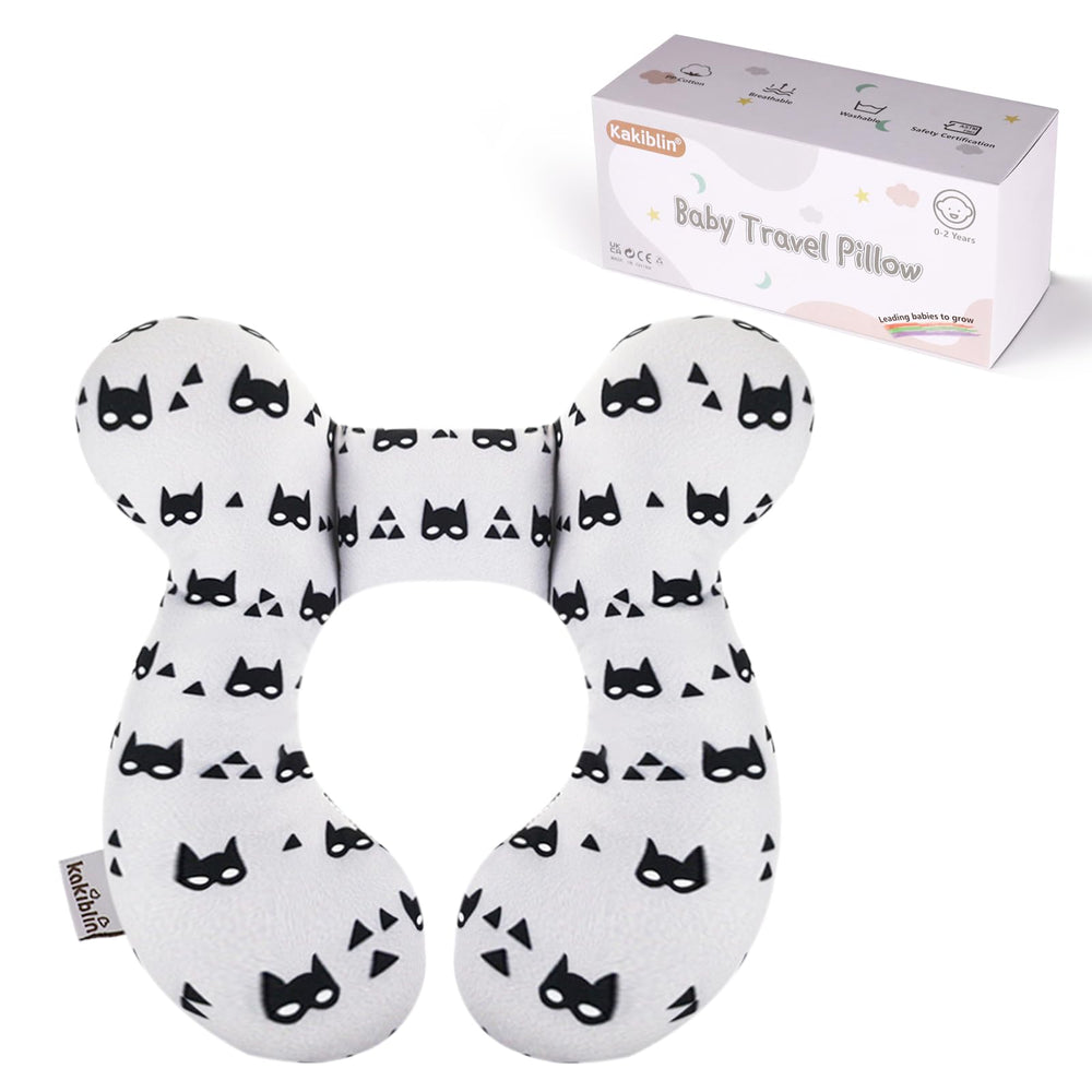 KAKIBLIN baby travel pillow head support for comfortable ride