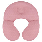 KAKIBLIN baby travel pillow pink with cozy head support for on-the-go use