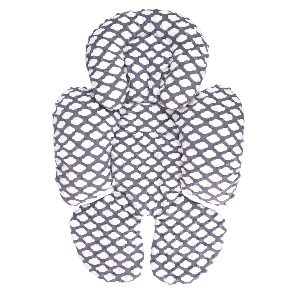 KAKIBLIN infant car seat insert offering cloud head support for newborns during car rides.