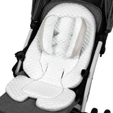 KAKIBLIN infant car seat insert with head and neck support for newborn comfort.