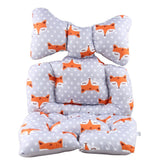 KAKIBLIN infant seat insert provides reliable head support for car seat use.