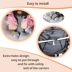 KAKIBLIN newborn car seat cushion that's easy to remove and wash