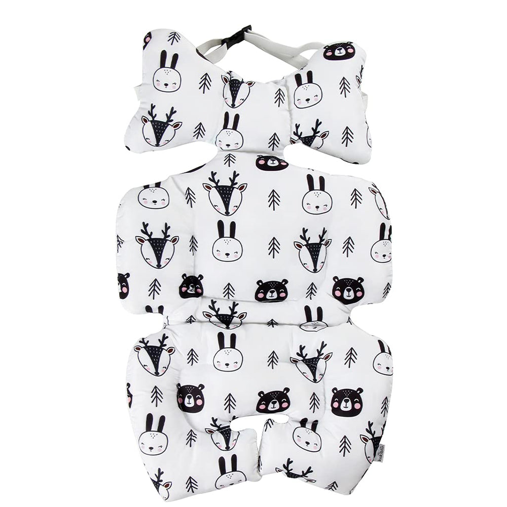 KAKIBLIN toddler car seat insert with head support keeps little travelers snug.
