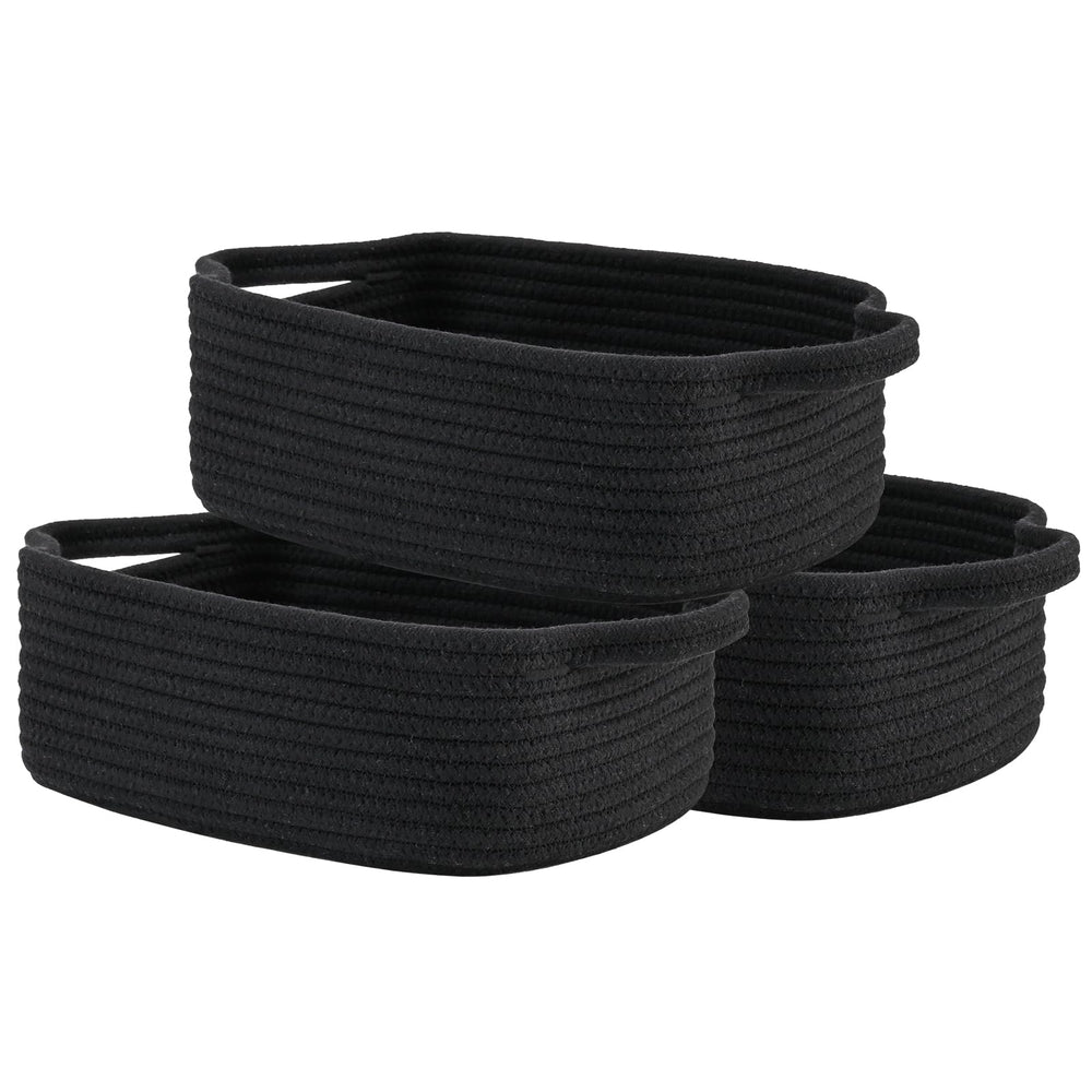 KALLAX small woven basket front view ideal for shelf storage and organization