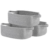 KALLAX small woven basket on shelf for compact storage and tidy spaces.