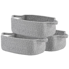 KALLAX small woven basket on shelf for compact storage and tidy spaces.