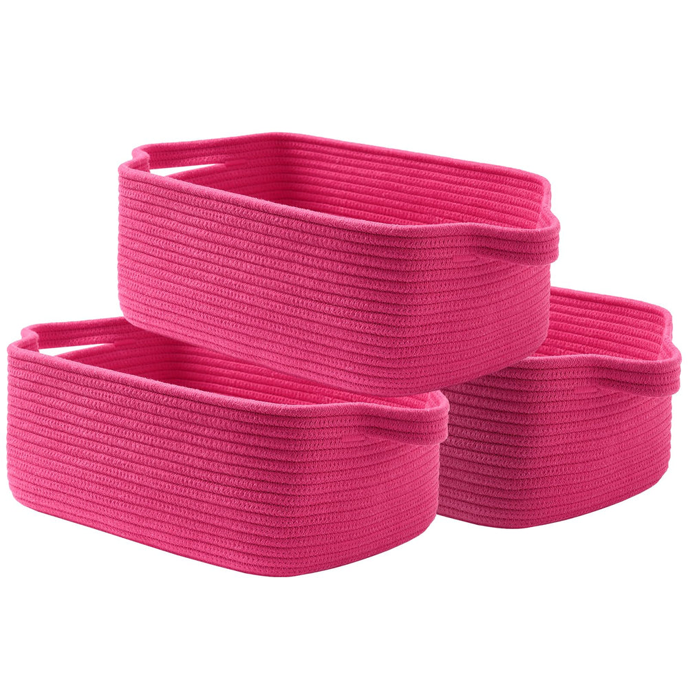 KALLAX small woven basket showing compact size for tidy shelf organization