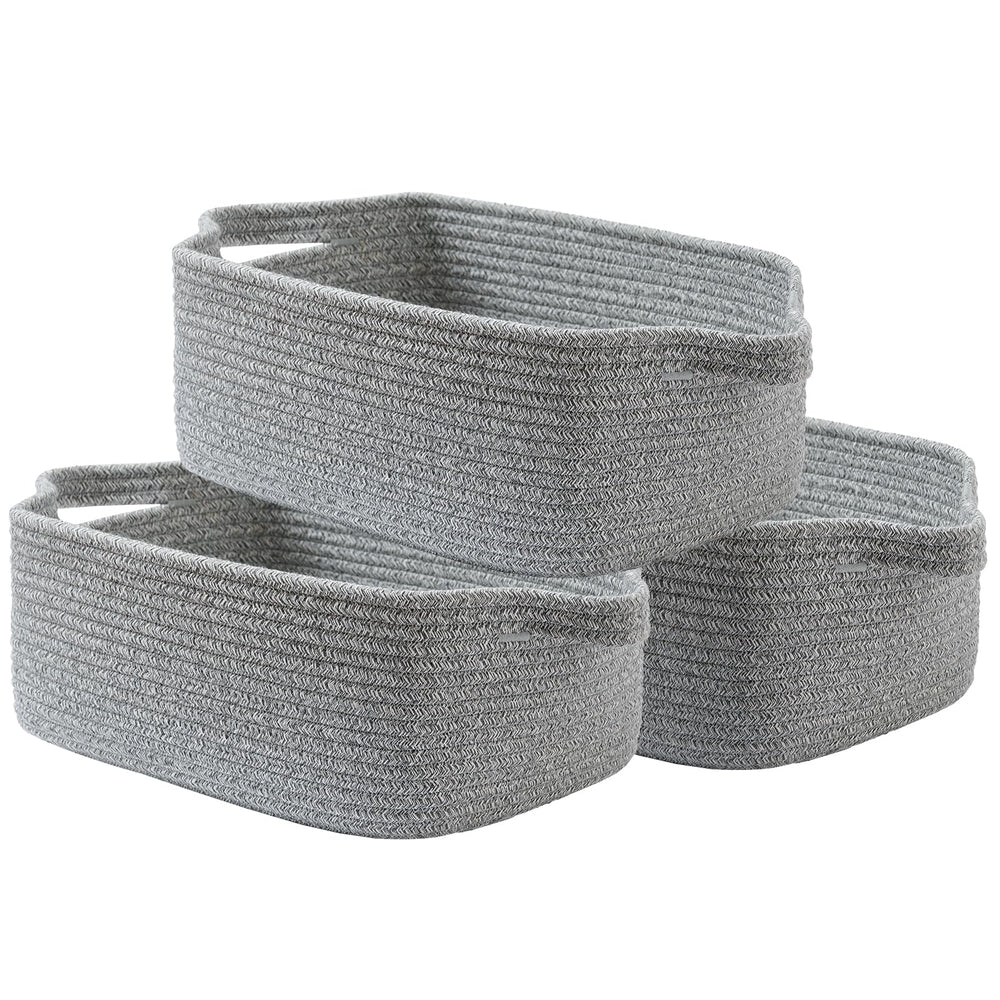 KALLAX small woven basket showing compact size for tidy shelves and small spaces