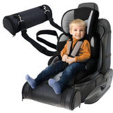 Kalnweis car seat foot rest with plush memory-foam cover provides cozy kid comfort.