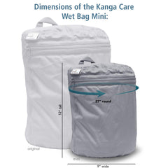 Kanga Care Wet Bag MINI sturdy zipper for quick secure closure