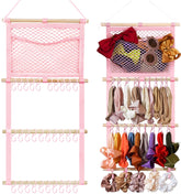 Kangaroo headband holder front view, easy access to baby bows.