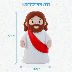 Easter egg decorations glow with KangTen CHEN Jesus Night Light in red