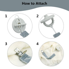 KAPIHOUSE adjustable clip strap shows secure, comfortable fit