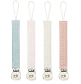 KAPIHOUSE velvet pacifier clip pack of 4 for quick pacifier access