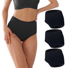 KARSWATT washable women's high-rise underwear front view demonstrating discreet protection for daily wear