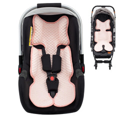 Kaseeous Mink Dot pad, front view, breathable fabric for a cooler ride.