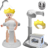 KAshack 3-in-1 baby shower stand folded for compact storage and travel