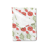 KASTLEE boho retro poppy blanket 30x40 provides newborn warmth and cozy cuddles.