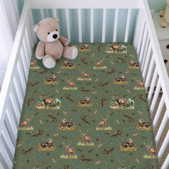 KASTLEE boy-friendly crib mattress cover with bright pattern for cozy bedtime.